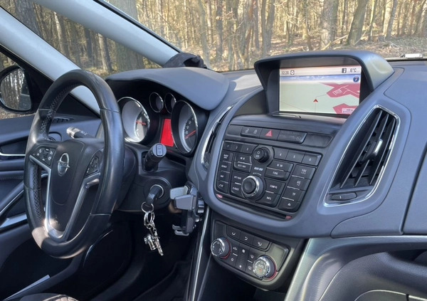 Opel Zafira cena 36000 przebieg: 157500, rok produkcji 2012 z Turek małe 781
